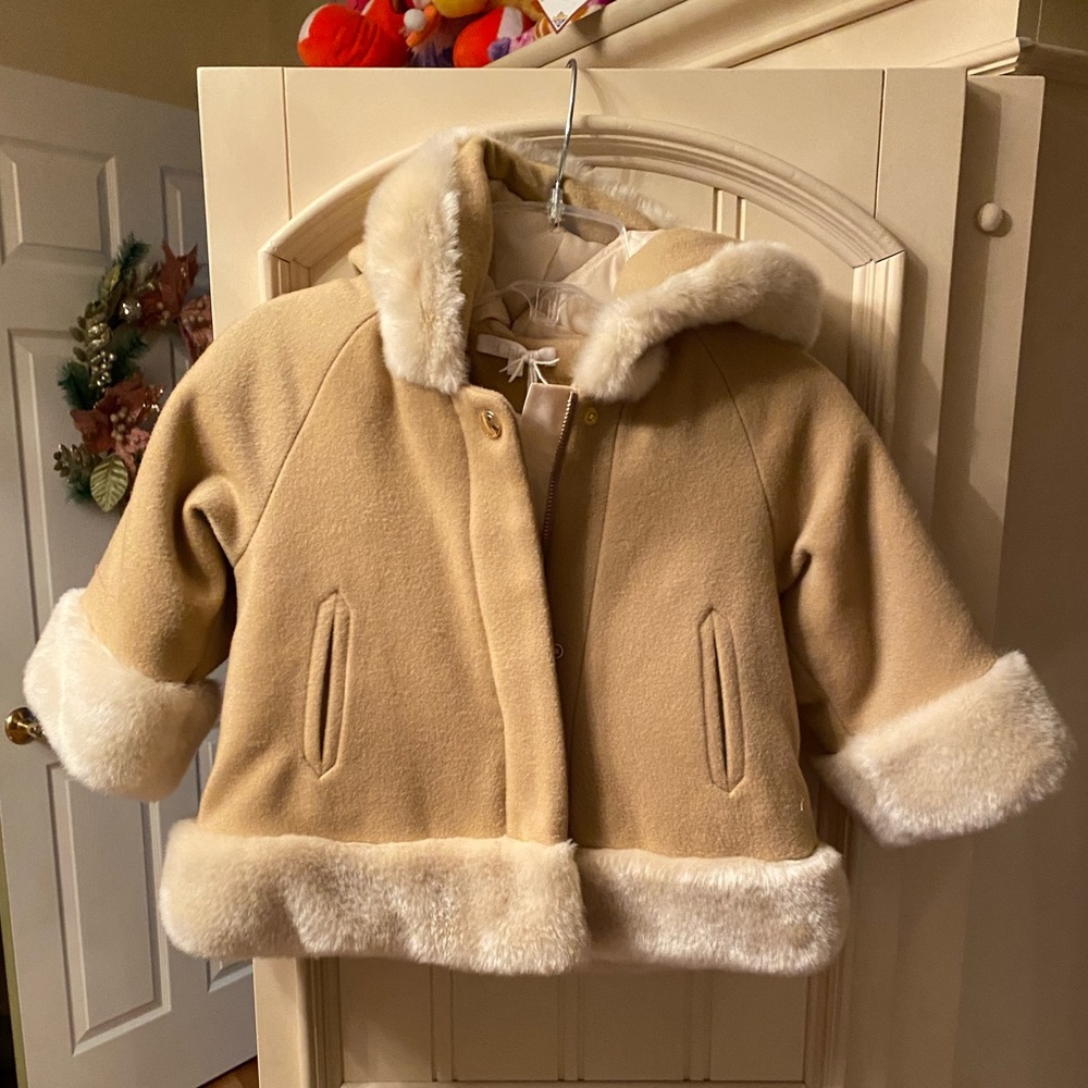 Chloe NWT kids wool coat